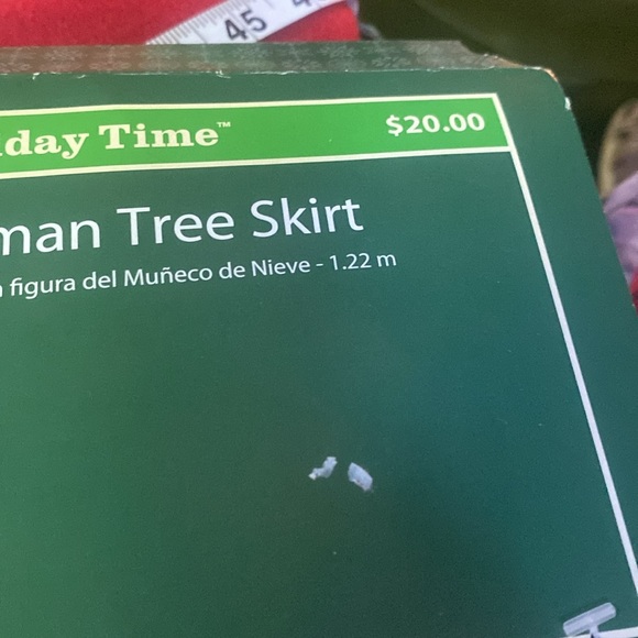 NWT Holiday Time Snowman Tree Skirt 48” - Picture 9 of 9